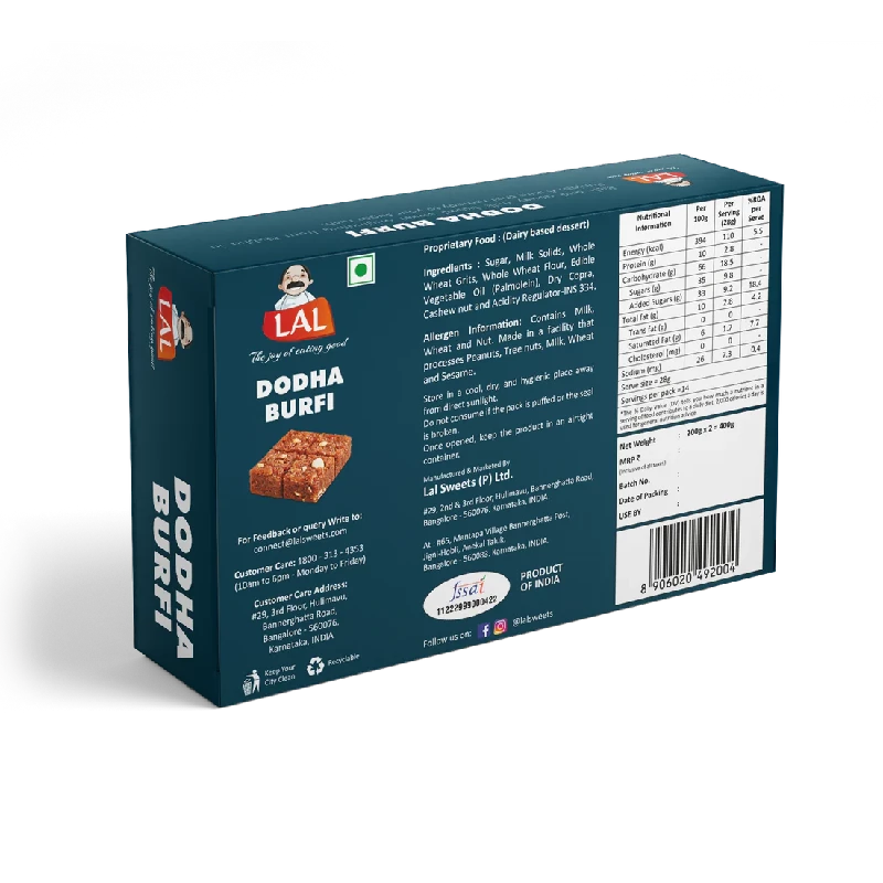 Lal Sweets Dodha Burfi, 400 g-2.webp